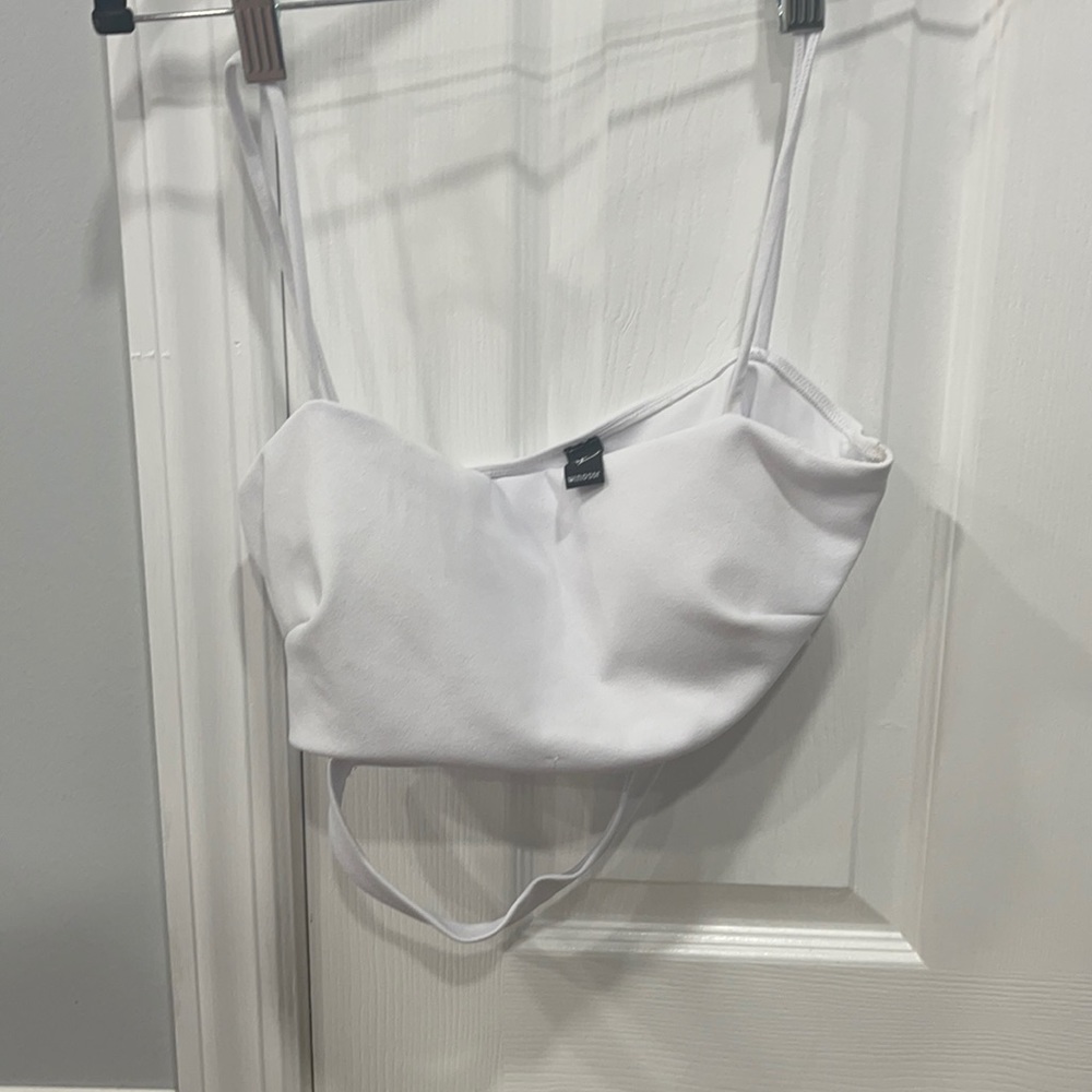 Windsor White Crop Top